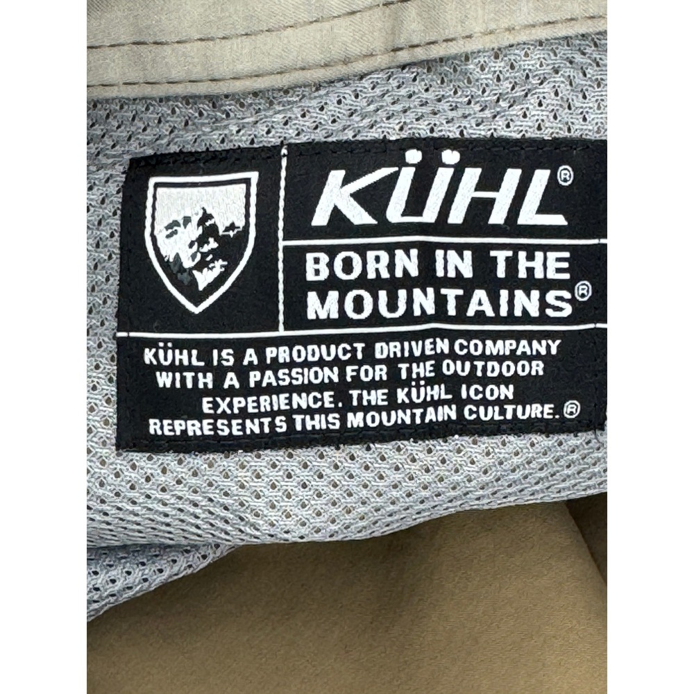 Kuhl Hiking Carpenter Cargo Pants 42x30 Mens Khaki Outdoor Travel‎ packable - Picture 4 of 15